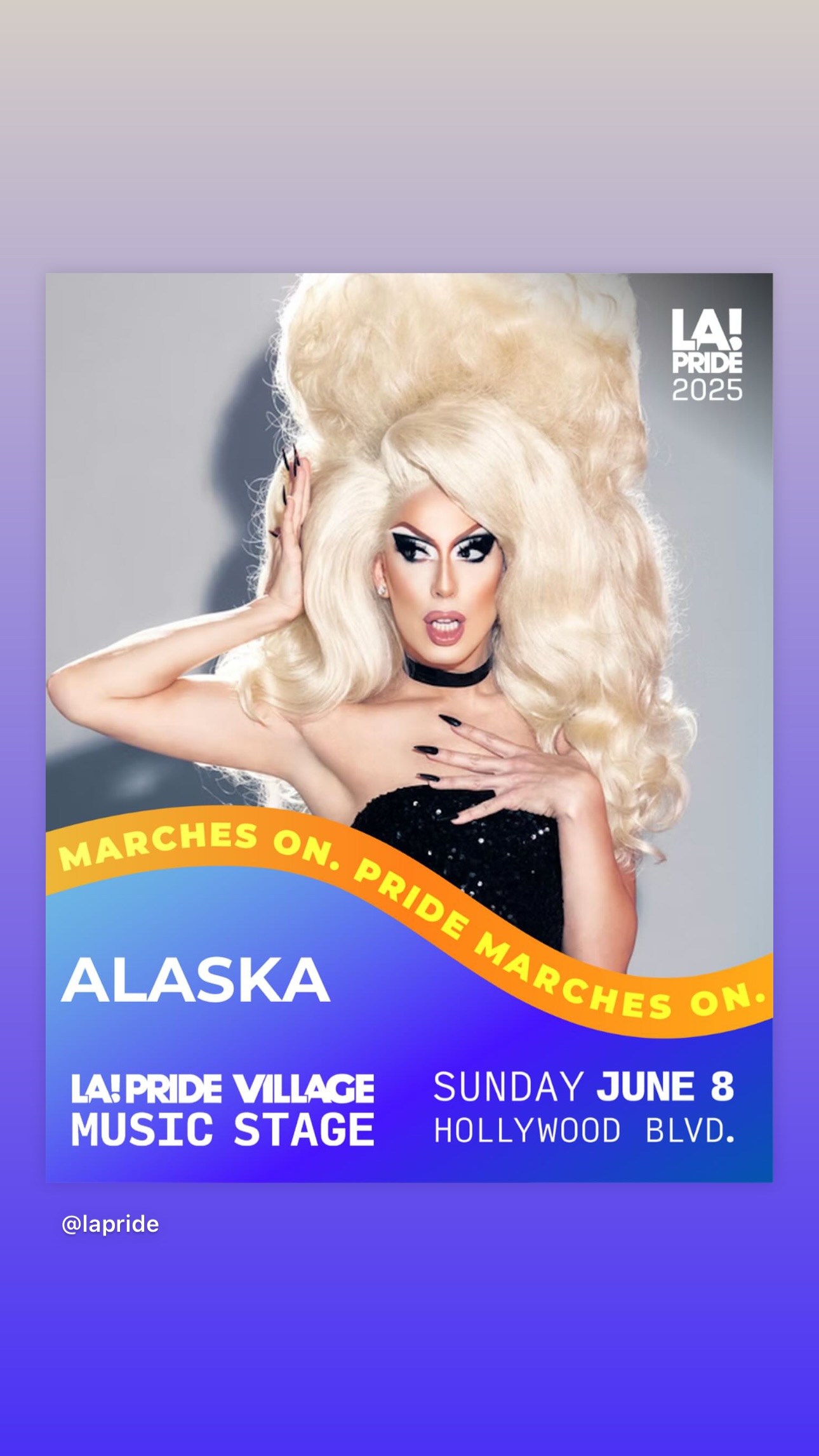 Alaska — Music Stage announcement