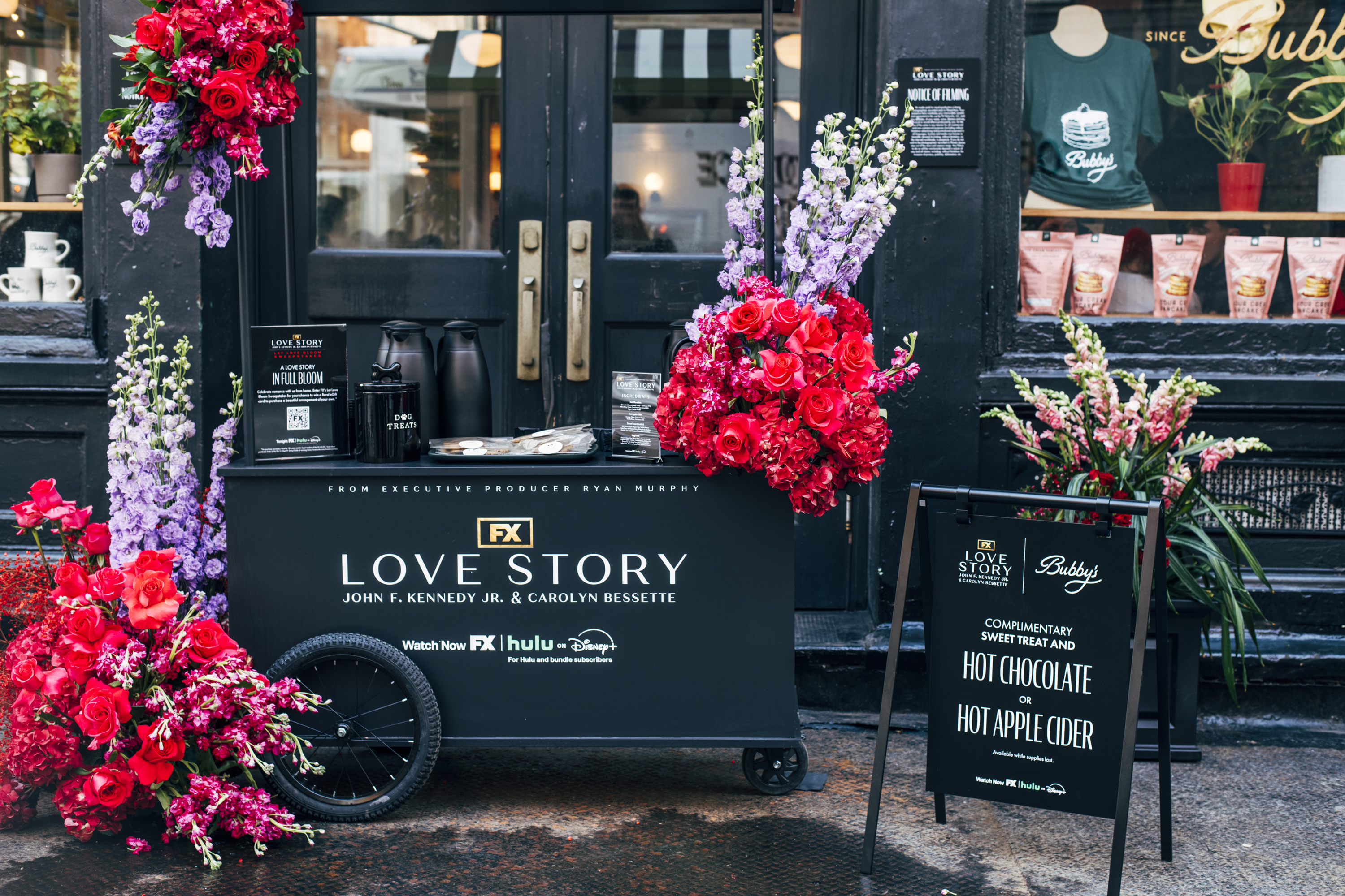 Love Story cart detail at Bubby’s