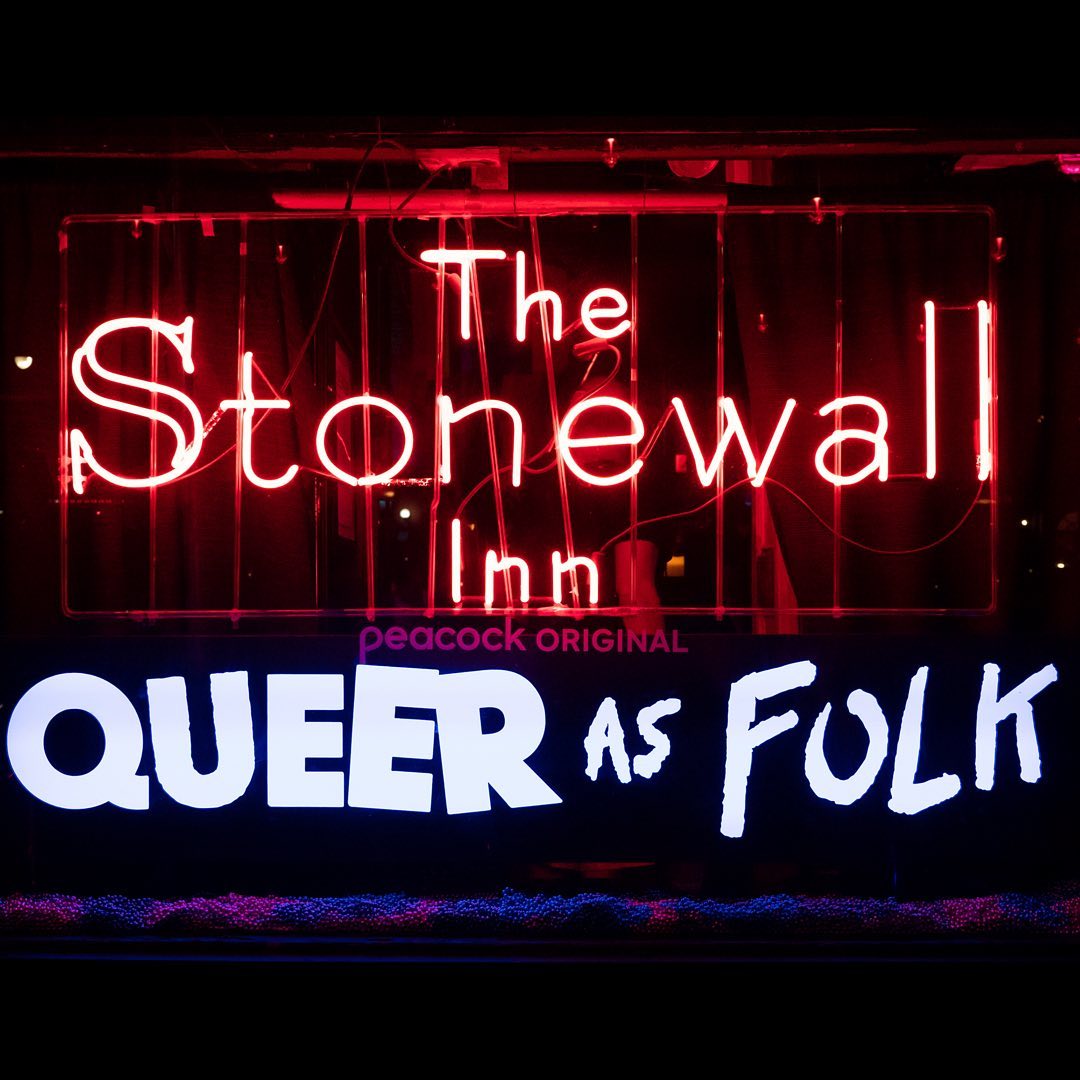 The Stonewall Inn and Queer As Folk neon signs